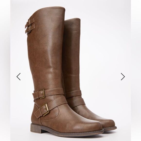 JUSTFAB - HALY BUCKLE BOOT - Picture 1 of 8